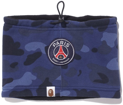 BAPE x Paris Saint-Germain Neckwarmer Navy Order BAPE x Paris Saint-Germain Neckwarmer Navy