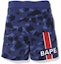 Order BAPE x Paris Saint-Germain Sweatshorts Navy