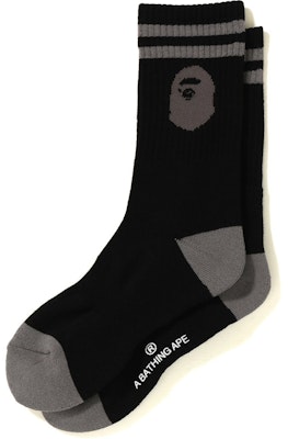 BAPE Ape Head Socks Black Buy BAPE Ape Head Socks Black