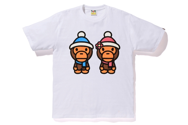 BAPE Boa Milo and Lisa Winter Tee White
