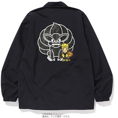BAPE Naruto Coach Jacket Black Buy BAPE Naruto Coach Jacket Black