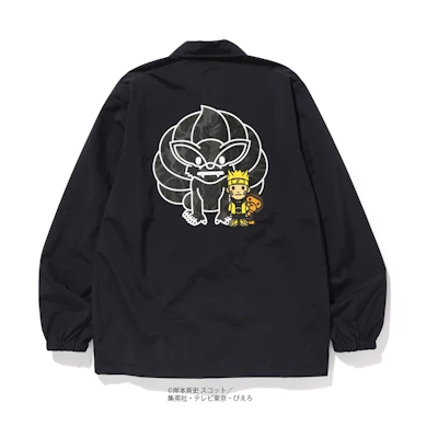 BAPE Naruto Coach Jacket Black