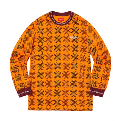 Supreme Motif LS Top Orange
