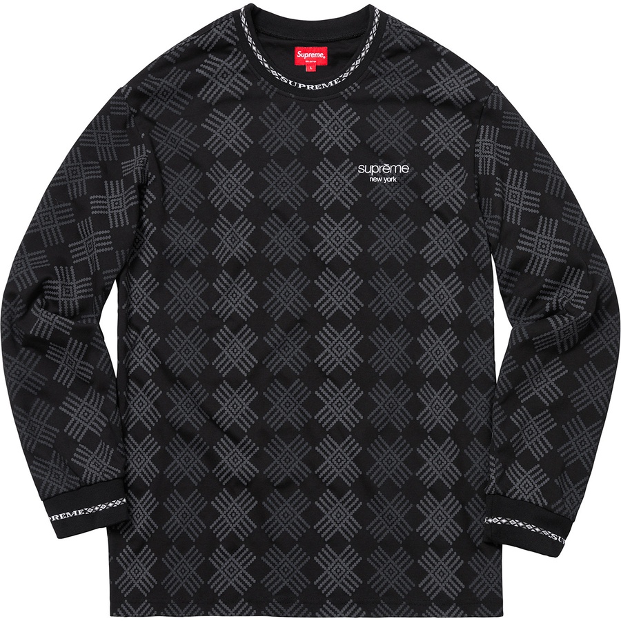 Buy Supreme Motif LS Top Black