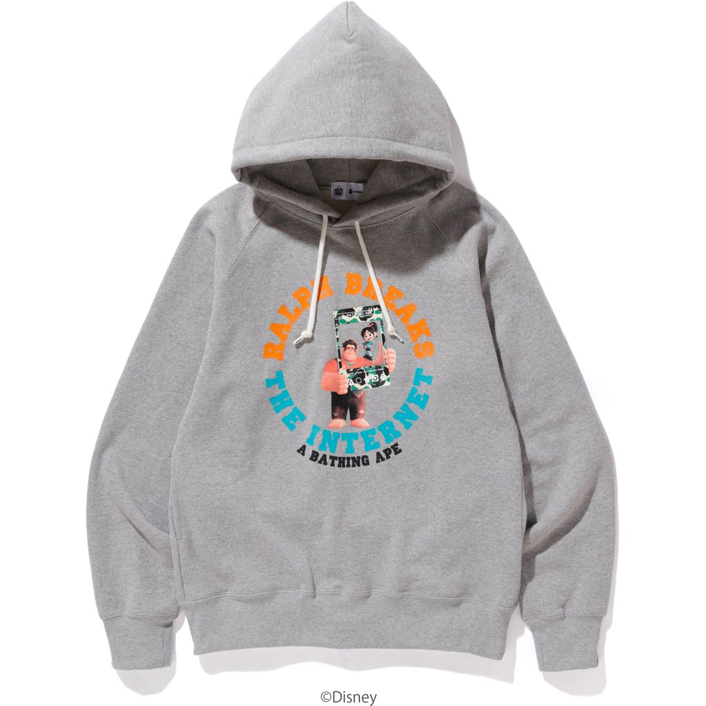 Buy 베이프 x 랄프 인터넷 풀오버 후디 (그레이)
