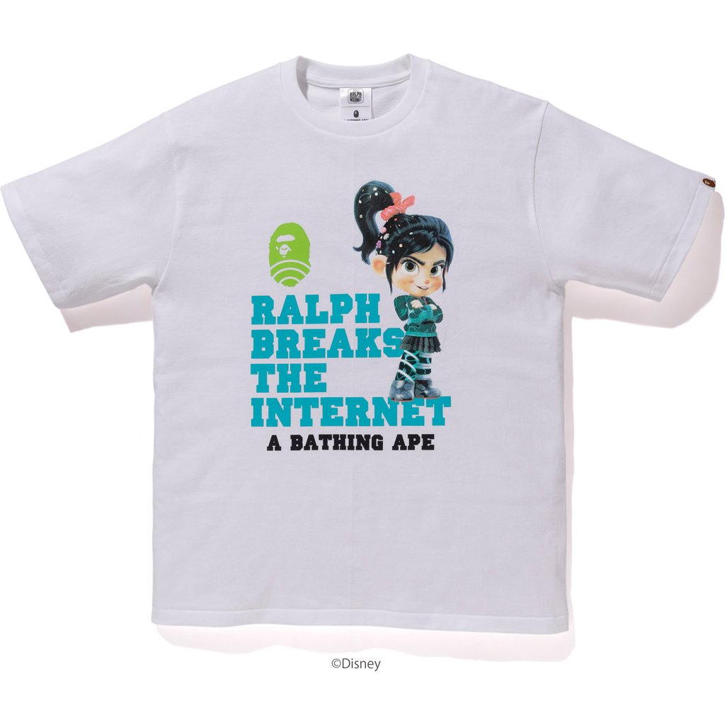 Buy BAPE Ralph Breaks The Internet Kaos Putih 3