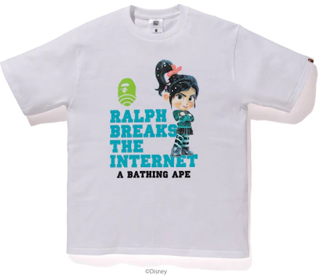 BAPE Ralph Breaks The Internet Baju-T 3 Putih Buy BAPE Ralph Breaks The Internet Baju-T 3 Putih