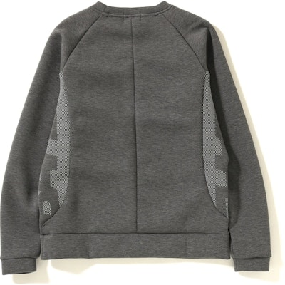 BAPE Double Knit Crewneck Kelabu Order BAPE Double Knit Crewneck Kelabu