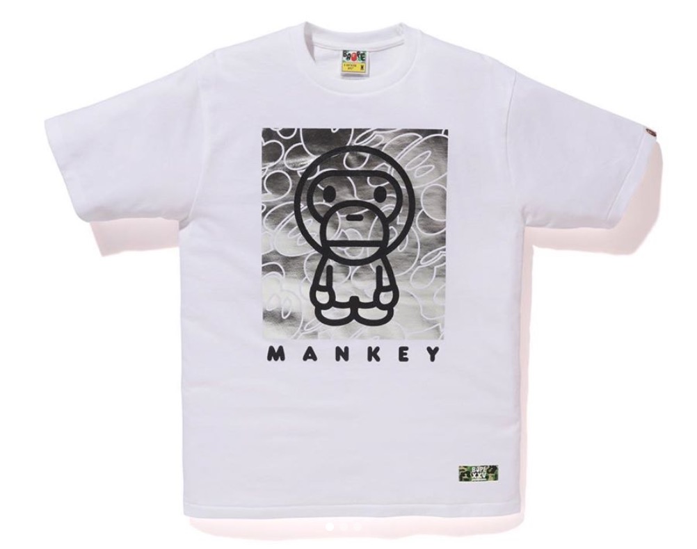 Buy BAPE Baby Milo 10位艺术家猴怪T恤