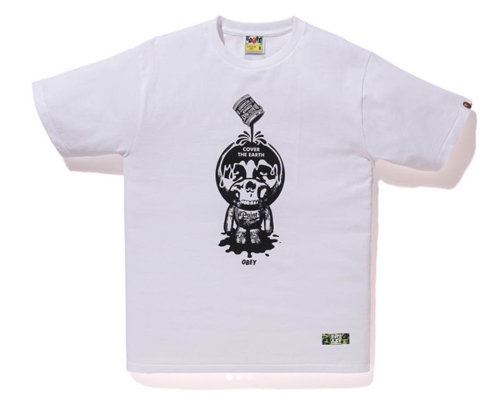 BAPE Baby Milo 10 Artists Shepard Fairey Tee