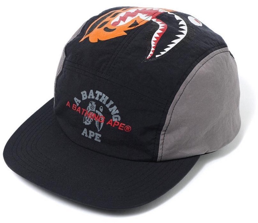 bape-tiger-shark-jet-cap-black