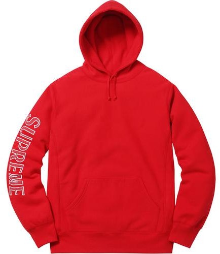 supreme-sleeve-embroidery-hooded-sweatshirt-red