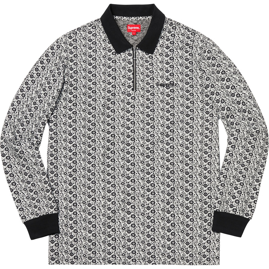 Buy Supreme Hex Zip Up Polo Black - Novelship