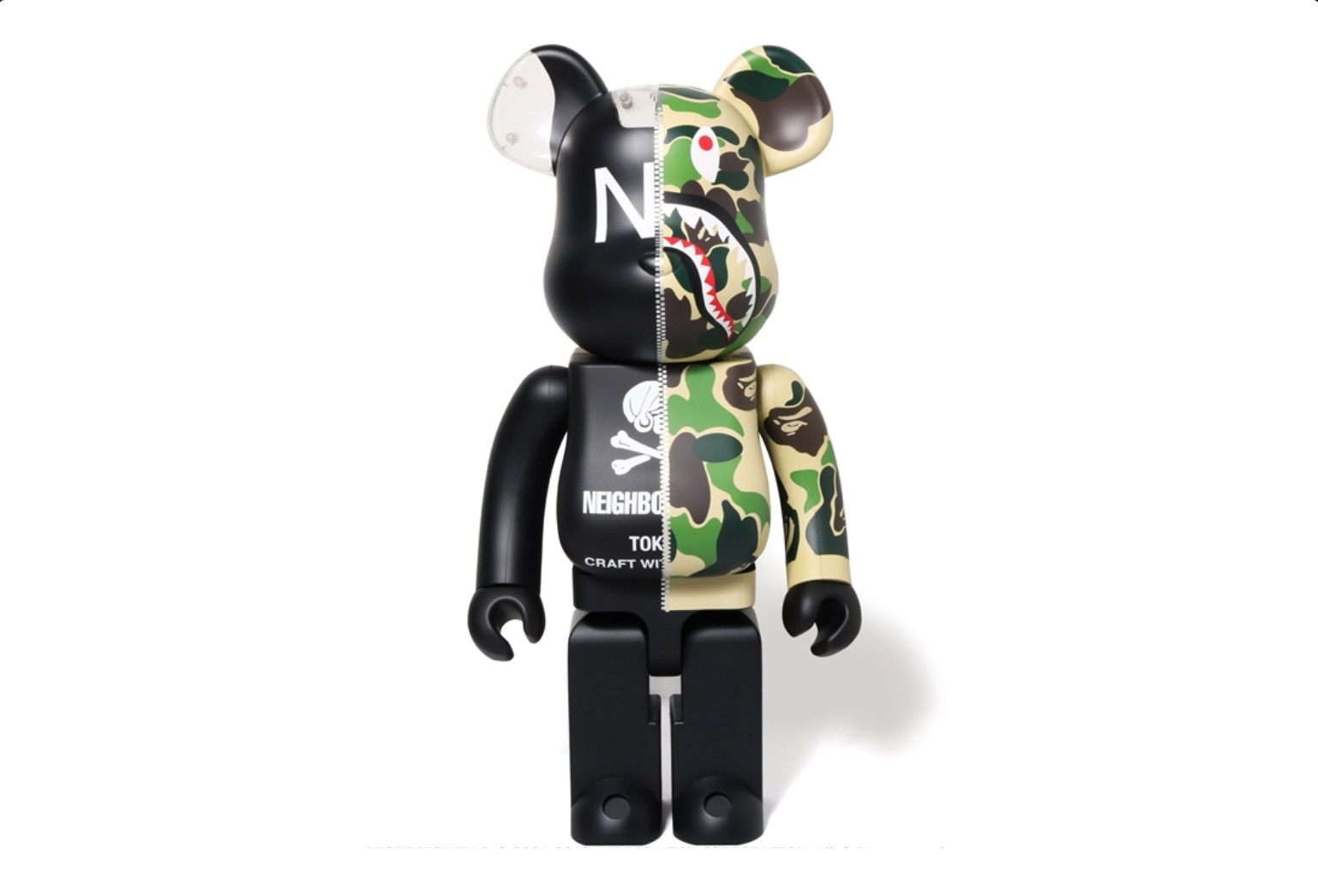 Buy Bearbrick x BAPE x NEIGHBORHOOD ABC Shark 1000% Koleksi Langka