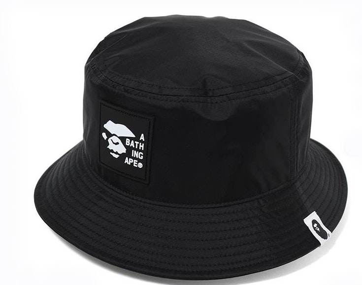 bape-mad-face-silicon-baged-bucket-hat-black
