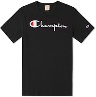Champion Logo Print Tee Black Champion Logo Print Tee Black