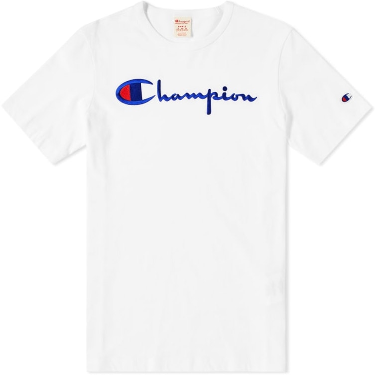 champion-logo-print-tee-white