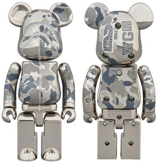 bape-bearbrick-200-chogokin-silver