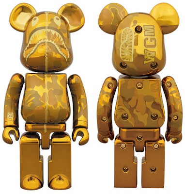 Bearbrick x BAPE 200% Chogokin Gold Buy Bearbrick x BAPE 200% Chogokin Gold