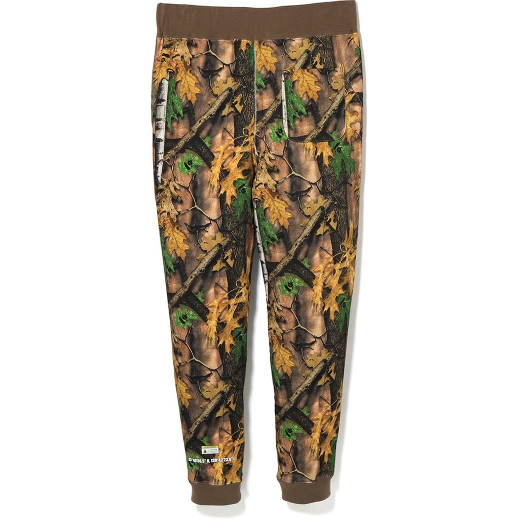 Order ベイプ 森迷彩 スリムスウェットパンツ (ベージュ)
