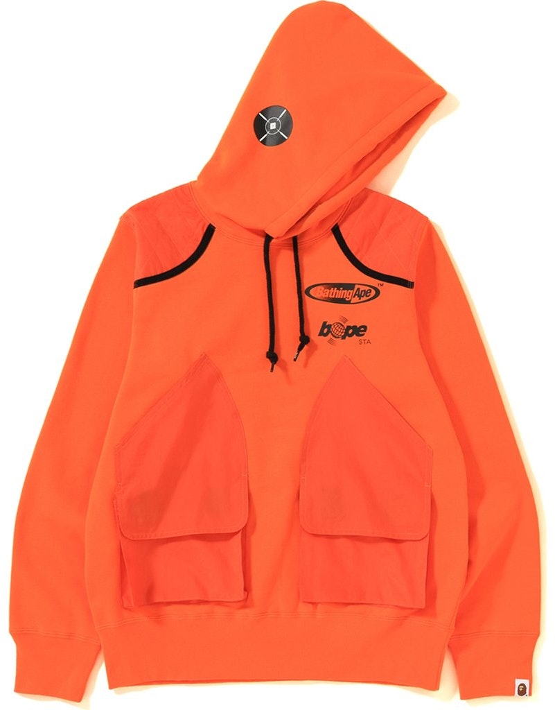 bape-manhunt-pullover-hoodie-orange