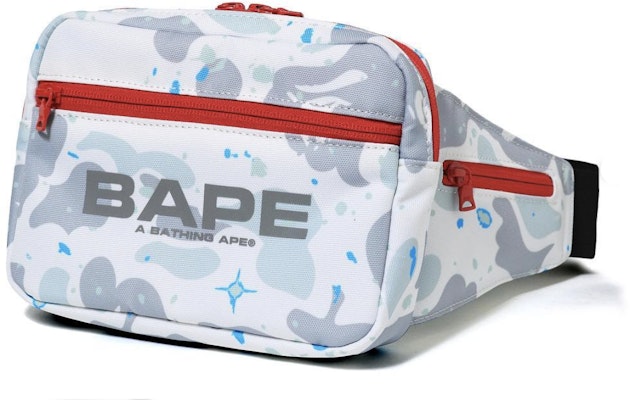 BAPE Space Camo Waist Bag White Buy BAPE Space Camo Waist Bag White