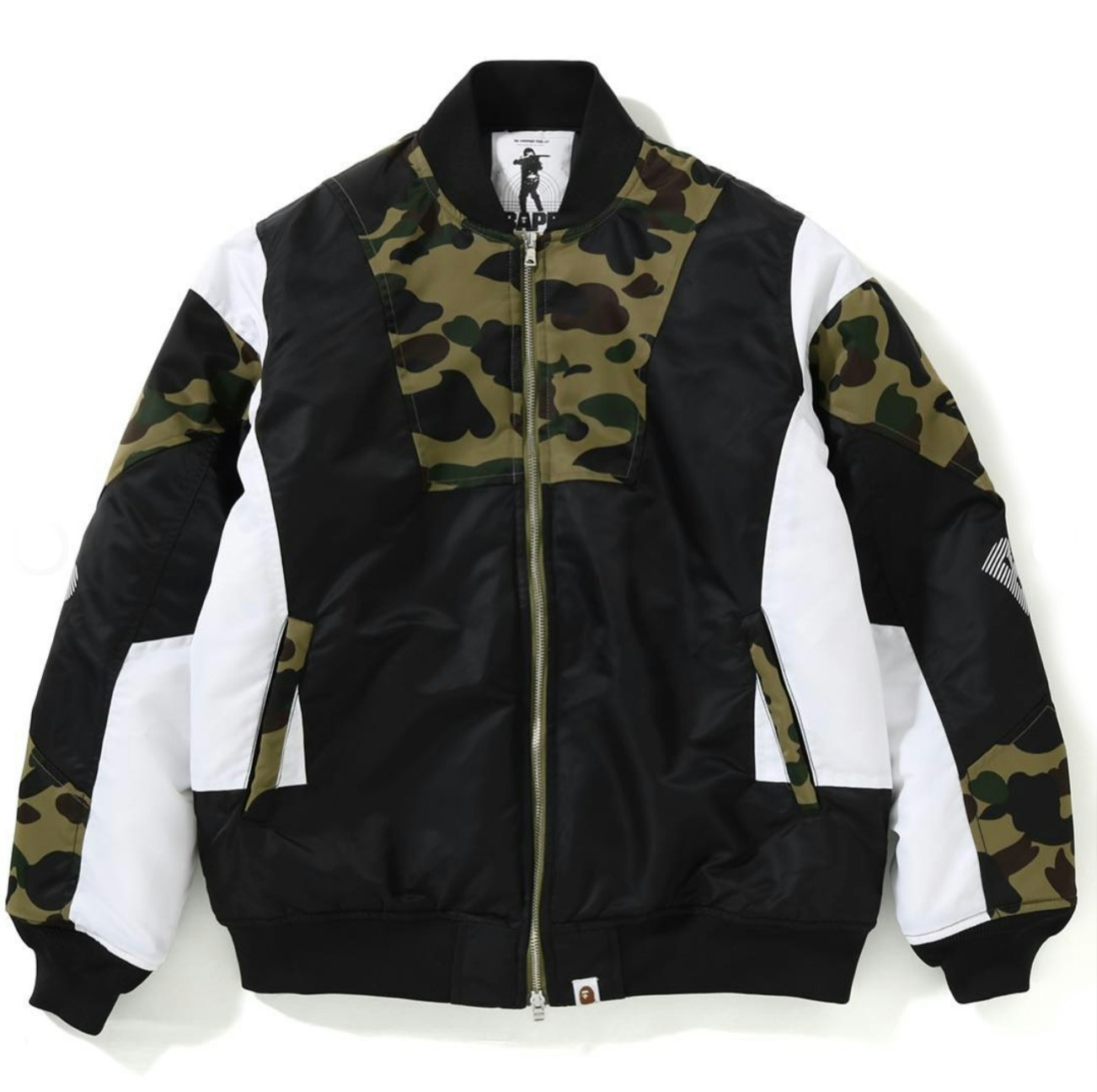 bape-1st-camo-color-block-padded-jacket-green