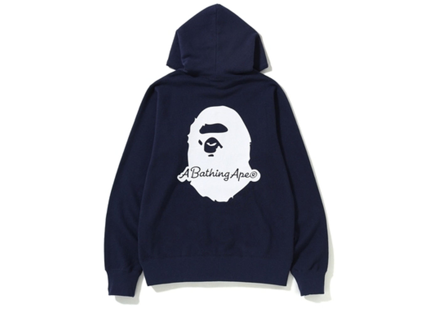 BAPE Patch Pullover Hoodie Navy 圖 2