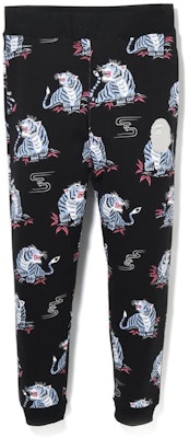 BAPE Tiger Pattern Slim Sweat Pants Black Buy BAPE Tiger Pattern Slim Sweat Pants Black
