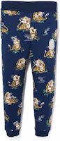 BAPE Tiger Pattern Slim Sweat Pants Navy BAPE Tiger Pattern Slim Sweat Pants Navy