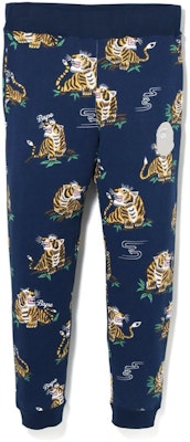 BAPE Tiger Pattern Slim Sweat Pants Navy Buy BAPE Tiger Pattern Slim Sweat Pants Navy