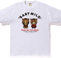 BAPE Milo Year of The Boar Tee White