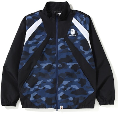Chaqueta BAPE Color Camo Color Block Azul Marino Buy Chaqueta BAPE Color Camo Color Block Azul Marino