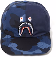 BAPE Color Camo Shark Panel Cap Navy BAPE Color Camo Shark Panel Cap Navy