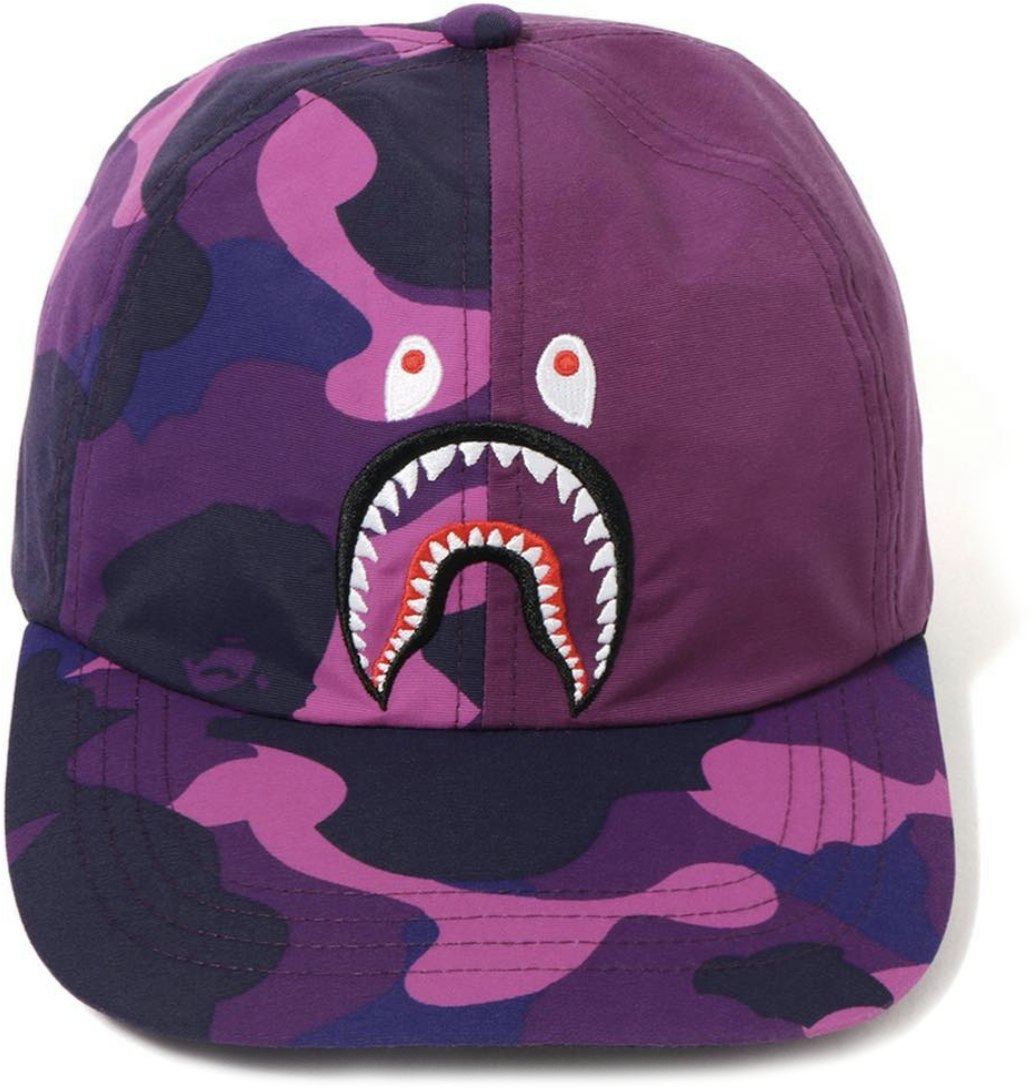 bape-color-camo-shark-panel-cap-purple