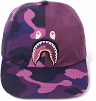 BAPE Color Camo Shark Panel Cap Purple BAPE Color Camo Shark Panel Cap Purple