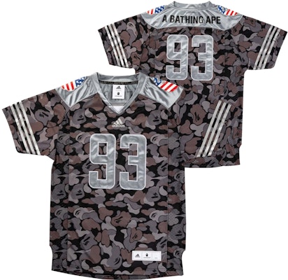 BAPE x adidas ABC Football Jersey Black Lookbook BAPE x adidas ABC Football Jersey Black