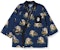 BAPE Color Camo Tiger Pattern Kimono Shirt Navy