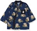 Buy BAPE Color Camo Tiger Pattern Kimono Shirt Navy
