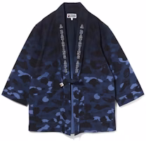 BAPE Color Camo Gradation Kimono Shirt Navy BAPE Color Camo Gradation Kimono Shirt Navy