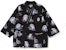 BAPE Color Camo Tiger Pattern Kimono Shirt Black