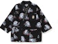 Buy BAPE Color Camo Tiger Pattern Kimono Shirt Black