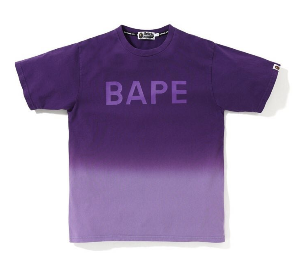 Buy BAPE Gradation Tee Purple