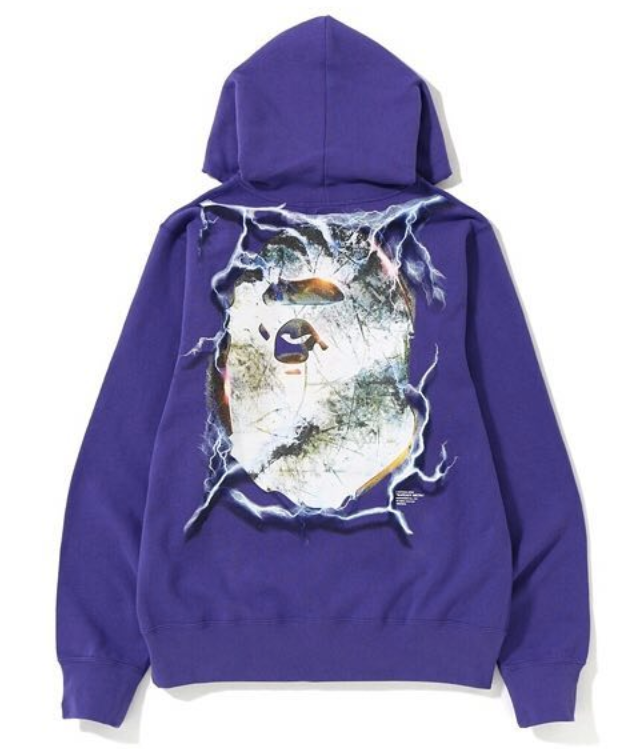 Buy Hoodie Ungu BAPE BAPEavy Metal Pullover