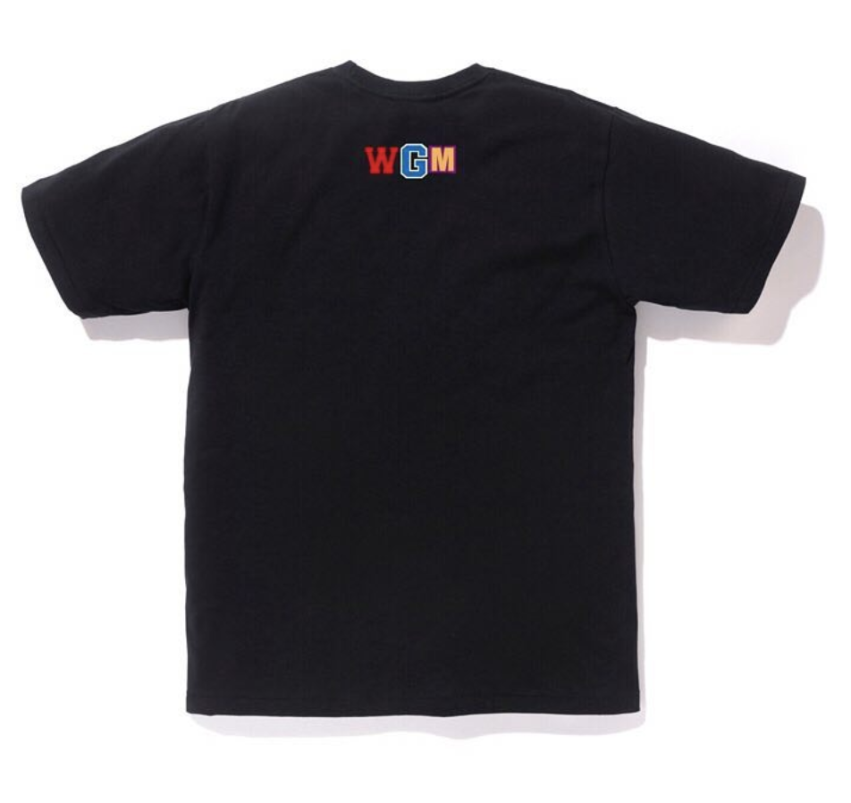 BAPE Shark One Point WGM Tee Black 圖 2
