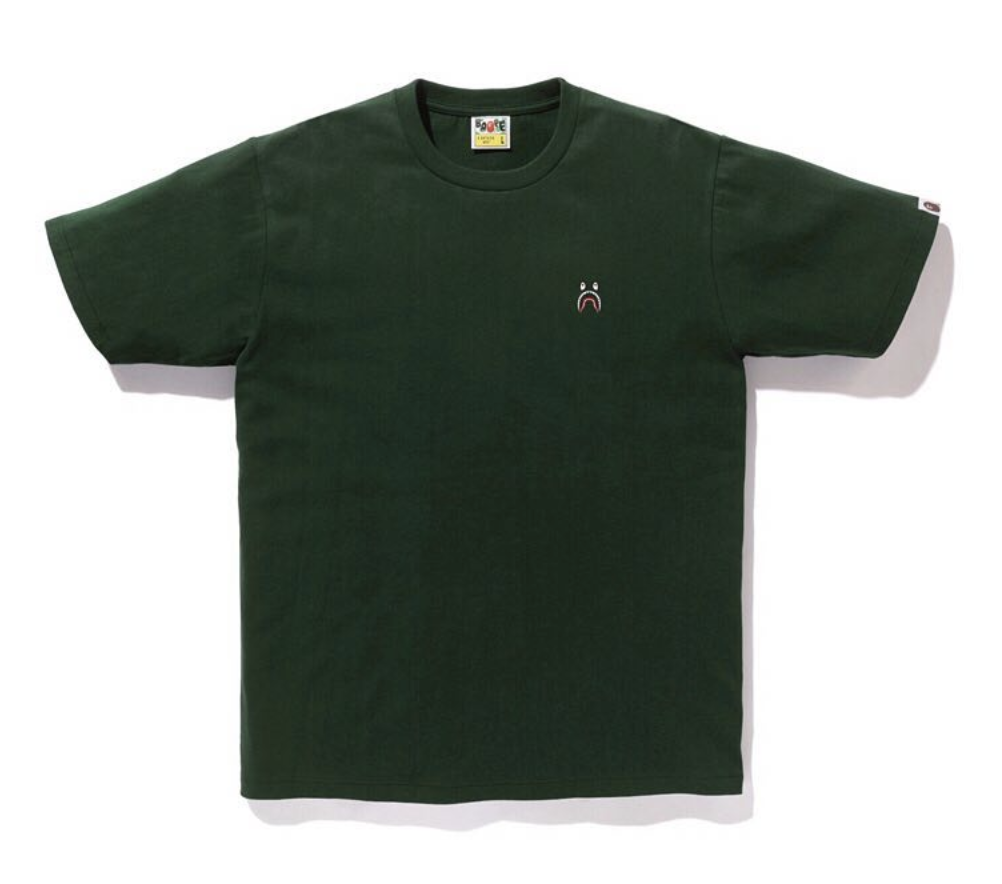 Buy BAPE Shark One Point WGM Tee Green
