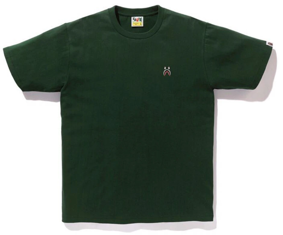 bape-shark-one-point-wgm-tee-green