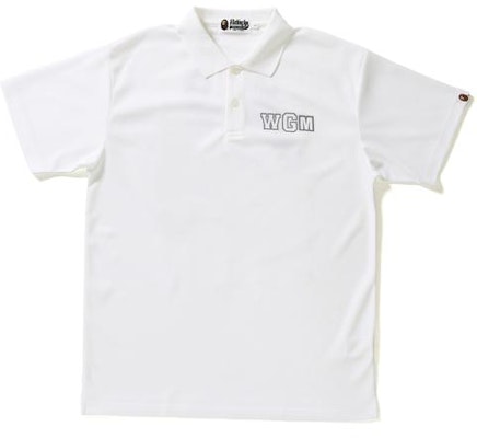 BAPE Shark Jersey Polo Putih Buy BAPE Shark Jersey Polo Putih