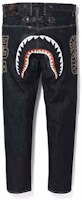 BAPE Taper Shark Denim Pants Indigo BAPE Taper Shark Denim Pants Indigo
