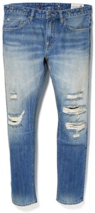 BAPE修身BAPE Sta破洞牛仔裤靛蓝色 Buy BAPE修身BAPE Sta破洞牛仔裤靛蓝色